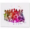 Image 1 : Disney Princesses Print on Canvas
