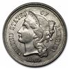 Image 1 : 1865 Three Cent Nickel Coin