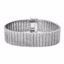 18KT White Gold 11.12ctw Diamond Bracelet