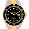 Image 2 : Rolex Submariner 18KT Two Tone Gold Mens Wristwatch
