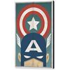 Image 1 : Star Spangled Avenger Print on Canvas