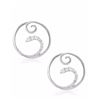14KT White Gold 0.43ctw Diamond Earrings