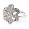 Image 1 : 18KT White Gold 0.40ctw Diamond Ring