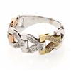 Image 1 : 14KT Two Tone Gold 0.27ctw Diamond Ring