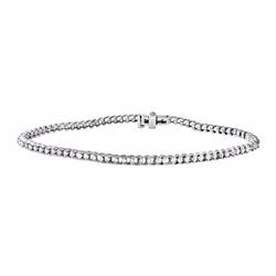 18KT White Gold 0.84ctw Diamond Bracelet