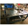 Image 1 : 61” x 31” x 29”   ”Heavy duty work cart on casters with contents
