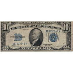 1934 $10 Silver Certificate Currency