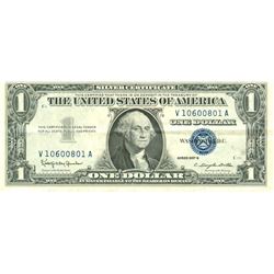 $1 XF/AV Silver Certificate Currency