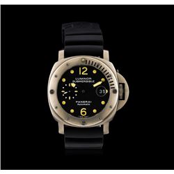 Luminor Panerai Submersible Firenze Titanium Watch