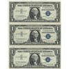 Image 1 : 1957 $1 AU/Unc Silver Certificate Currency Lot of 3