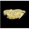Image 2 : 0.20 ctw Diamond Ring - 14KT Yellow Gold