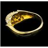 Image 3 : 0.20 ctw Diamond Ring - 14KT Yellow Gold