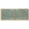 Image 2 : 1864 $10 The Confederate States of America Note T-68 CC