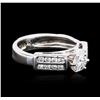Image 1 : 14KT White Gold 0.75 ctw Diamond Ring