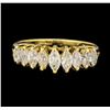 Image 2 : 1.01 ctw Diamond Ring - 14KT Yellow Gold