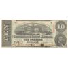 Image 1 : 1863 $10 The Confederate States of America Note T-59 CC