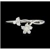 Image 2 : 0.10 ctw Diamond Ring - 14KT White Gold