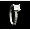 Image 4 : 1.00 ctw Diamond Ring - 14KT White Gold