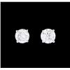 Image 1 : 1.33 ctw Diamond Earrings - 14KT White Gold