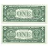 Image 2 : 1957 $1 Silver Certificate Currency Lot of 2