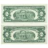 Image 2 : 1963 $2 Uncirculated Red Seal Bill Lot of 2