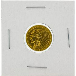 1912 $2.5 Indian Head Quarter Eagle Gold Coin