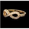 Image 1 : 0.64 ctw Diamond Ring - 14KT Rose Gold