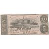 Image 1 : 1862 $10 The Confederate States of America Note T-52 CC