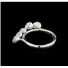 Image 3 : 0.88 ctw Diamond Ring - 14KT White Gold