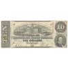 Image 1 : 1863 $10 The Confederate States of America Note T-59 CC
