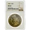 Image 1 : 1881-S NGC MS64 Morgan Silver Dollar