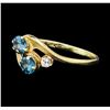 Image 1 : 1.50 ctw Quartz Ring - 10KT Yellow Gold