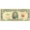 Image 1 : 1963 $5 VG/XF Red Seal Note