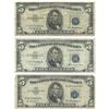 Image 1 : 1953 $5 Silver Certificate Currency Lot of 3
