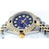 Image 6 : Rolex Two-Tone Diamond and Sapphire DateJust Ladies Watch