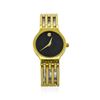 Image 1 : Movado Lady's "Esperanza" Black Dial Wristwatch