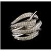 Image 1 : 1.10 ctw Diamond Ring - 14KT White Gold