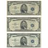 Image 1 : 1953 $5 Silver Certificate Currency Lot of 3