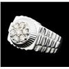 Image 1 : 0.80 ctw Diamond Ring - 14KT White Gold