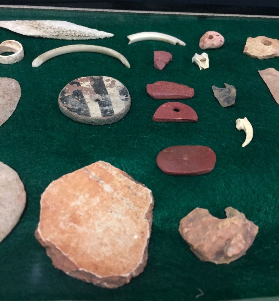 Prehistoric Artifacts Display