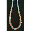 Image 2 : Turquoise and Spiny Oyster Necklace