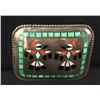 Image 1 : Vintage Zuni Inlay Belt Buckle