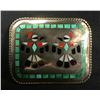 Image 2 : Vintage Zuni Inlay Belt Buckle