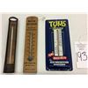 Image 2 : Group of 3 Vintage Adv. Thermometers