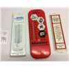 Image 2 : Group of 3 Vintage Adv. Thermometers