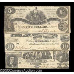 Three Early Confederate Types.