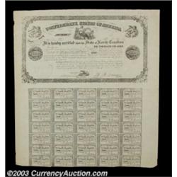 State of North Carolina Bond $1000 Mar. 1, 1862 Cr. 62L