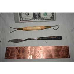 ZZ-CLEARANCE GRANT MCCUNE PERSONAL SCULPTING TOOLS AND ETCHING ART