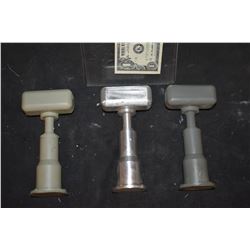 ZZ-CLEARANCE MINIATURE FLOOD LIGHT FIXTURES METAL MASTER AND 2 RESIN CASTINGS