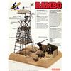 Image 7 : RAMBO S.A.V.A.G.E. STRIKE HEADQUARTERS 1985 MINT & STILL SEALED ACTION FIGURE PLAY SET 1